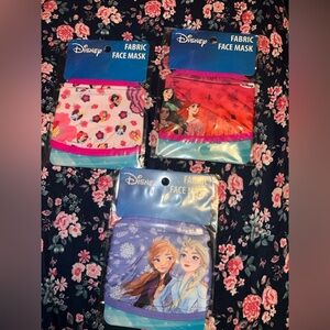 Disney children’s face masks (ages 4 up) set of 3